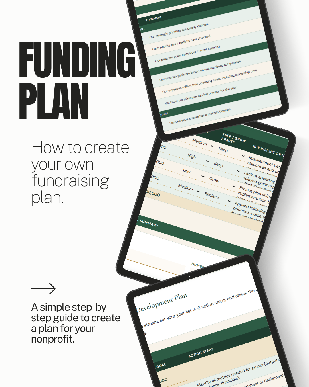 Fund Development Planning Template